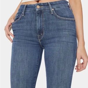 MOTHER HIGH WAISTED SKINNY JEANS